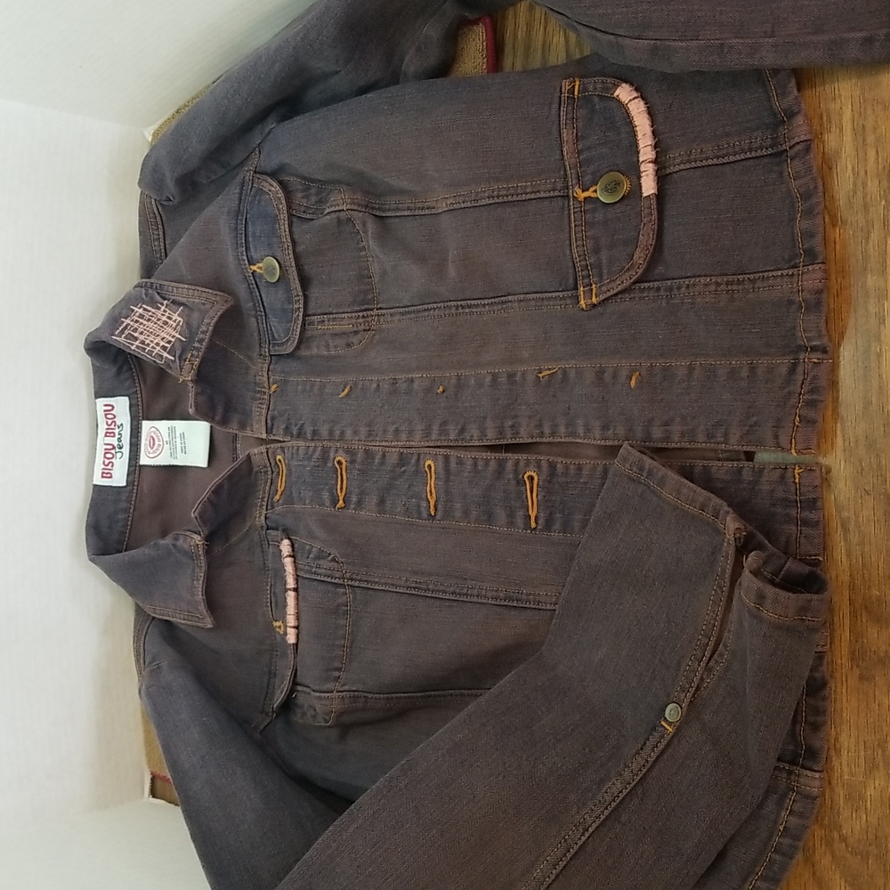 Bisou bisou jean jacket size m